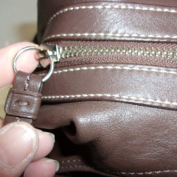 E-132 COACH LYNN SOHO BROWN HOBO BAG - Picture 13 of 15